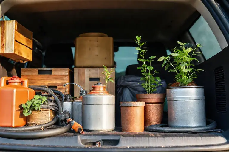 Gaskartuschen im Auto sicher transportieren & bei Hitze lage